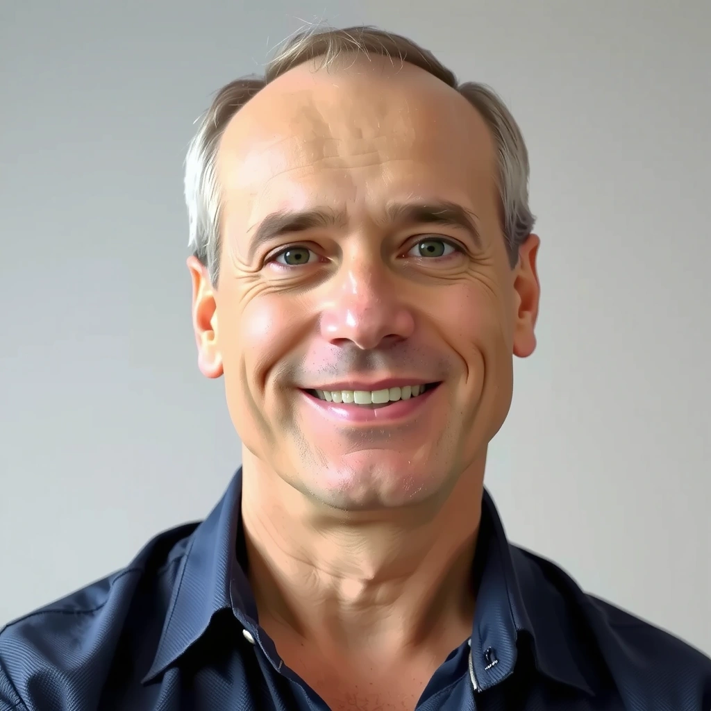 Porträt eines lächelnden Mannes in seinen 50ern